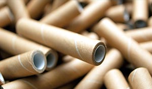 Tubetes de Papelão com Pequenos Diâmetros